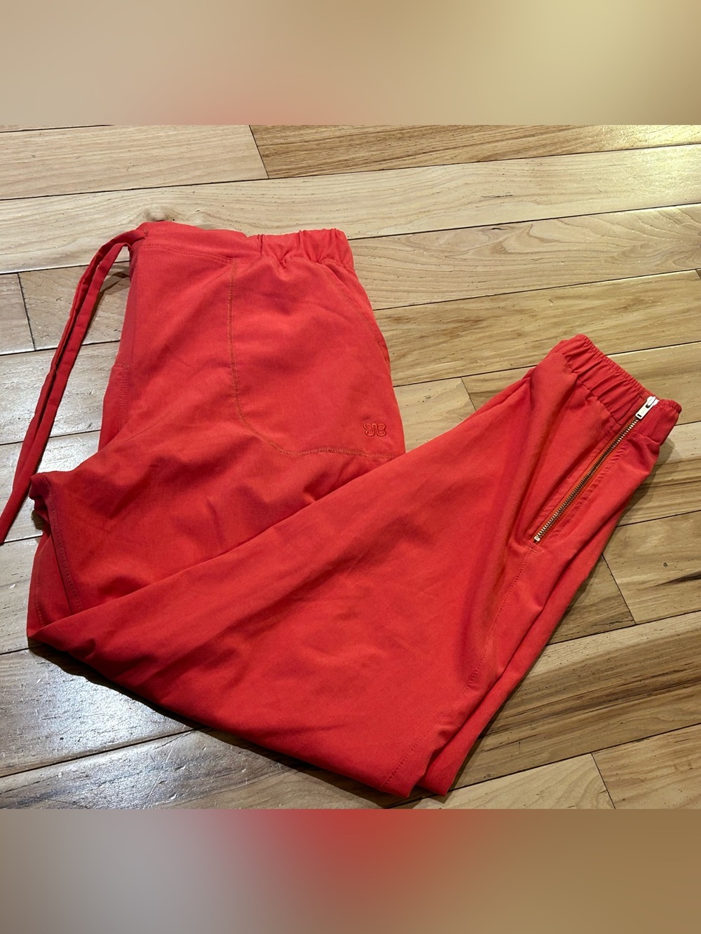 Albion Jetsetter Salmon Pink Orange Lightweight Joggers Pants - Women’s Size XS